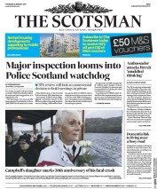 The Scotsman (UK) Newspaper Front Page for 5 January 2017