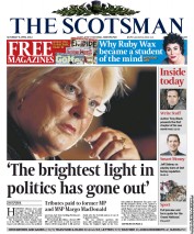 The Scotsman Newspaper Front Page (UK) for 5 April 2014