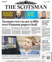 The Scotsman (UK) Newspaper Front Page for 5 April 2016