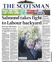 The Scotsman (UK) Newspaper Front Page for 5 May 2011