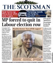 The Scotsman Newspaper Front Page (UK) for 5 July 2013
