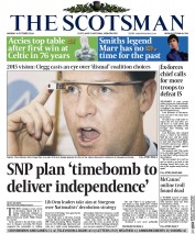 The Scotsman (UK) Newspaper Front Page for 6 October 2014
