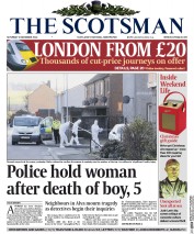 The Scotsman Newspaper Front Page (UK) for 6 December 2014