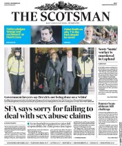 The Scotsman (UK) Newspaper Front Page for 6 December 2016
