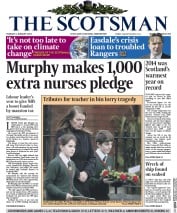 The Scotsman (UK) Newspaper Front Page for 6 January 2015