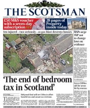 The Scotsman (UK) Newspaper Front Page for 6 February 2014
