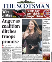 The Scotsman (UK) Newspaper Front Page for 6 March 2013