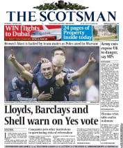 The Scotsman Newspaper Front Page (UK) for 6 March 2014