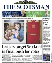 The Scotsman (UK) Newspaper Front Page for 6 May 2015