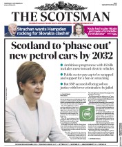 The Scotsman (UK) Newspaper Front Page for 6 September 2017