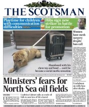 The Scotsman (UK) Newspaper Front Page for 7 January 2015