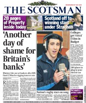 The Scotsman Newspaper Front Page (UK) for 7 February 2013