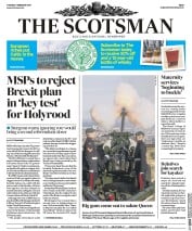 The Scotsman (UK) Newspaper Front Page for 7 February 2017
