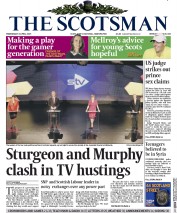 The Scotsman (UK) Newspaper Front Page for 8 April 2015