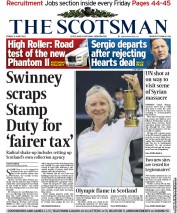 The Scotsman (UK) Newspaper Front Page for 8 June 2012
