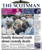 The Scotsman Newspaper Front Page (UK) for 8 June 2015