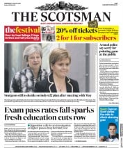 The Scotsman (UK) Newspaper Front Page for 8 August 2018
