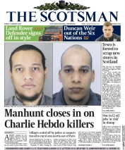 The Scotsman Newspaper Front Page (UK) for 9 January 2015