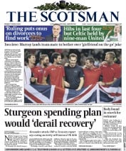 The Scotsman (UK) Newspaper Front Page for 9 March 2015