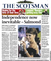 The Scotsman (UK) Newspaper Front Page for 9 May 2011