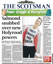 The Scotsman (UK) Newspaper Front Page for 9 June 2011