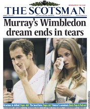 The Scotsman Newspaper Front Page (UK) for 9 July 2012