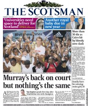 The Scotsman Newspaper Front Page (UK) for 9 July 2013
