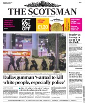 The Scotsman (UK) Newspaper Front Page for 9 July 2016