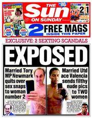 The Sun (UK) Newspaper Front Page for 12 October 2014