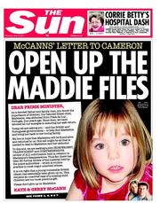 The Sun (UK) Newspaper Front Page for 12 May 2011