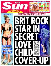 The Sun (UK) Newspaper Front Page for 14 July 2013