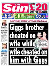 The Sun (UK) Newspaper Front Page for 15 June 2011