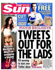 The Sun (UK) Newspaper Front Page for 18 July 2012