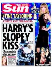 The Sun (UK) Newspaper Front Page for 21 February 2013