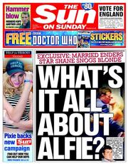 The Sun (UK) Newspaper Front Page for 21 September 2014