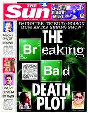The Sun (UK) Newspaper Front Page for 23 September 2014