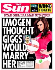 The Sun (UK) Newspaper Front Page for 25 May 2011