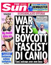 The Sun (UK) Newspaper Front Page for 2 April 2013
