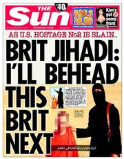 The Sun (UK) Newspaper Front Page for 3 September 2014