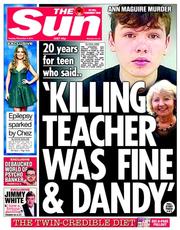 The Sun (UK) Newspaper Front Page for 4 November 2014
