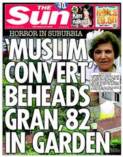 The Sun (UK) Newspaper Front Page for 5 September 2014