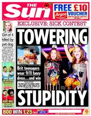The Sun (UK) Newspaper Front Page for 6 November 2013