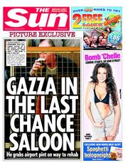 The Sun (UK) Newspaper Front Page for 6 February 2013