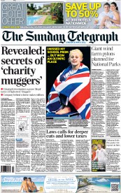 The Sunday Telegraph (UK) Newspaper Front Page for 24 June 2012