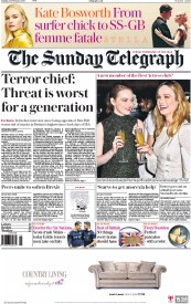 The Sunday Telegraph (UK) Newspaper Front Page for 26 February 2017