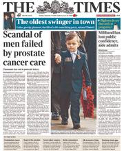 The Times (UK) Newspaper Front Page for 10 November 2014
