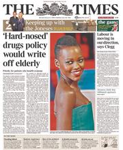 The Times (UK) Newspaper Front Page for 17 February 2014