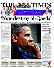 The Times (UK) Newspaper Front Page for 4 May 2011
