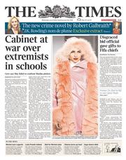 The Times (UK) Newspaper Front Page for 4 June 2014