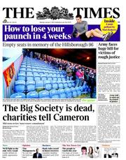 The Times (UK) Newspaper Front Page for 7 January 2013